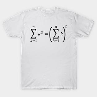 Sum Of Cubes - Math Basics T-Shirt